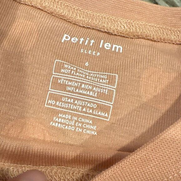 NWT Petit Lem Spooky Season glow in the dark PJ Set size 6X - Picture 5 of 7